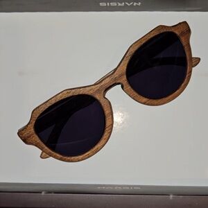 Handmade glasses with walnut tree frame